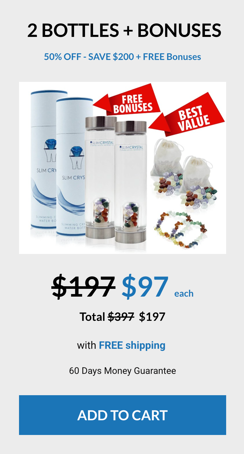 SlimCrystal Buy 6 Bottles
